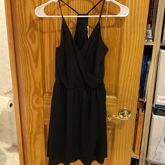Bundle of 2 Dresses. Red halter open back dress and Black racer back dress - Picture 3 of 7